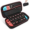 Keten Tas voor Nintendo Switch, draagtas voor Nintendo Switch console, games, Joy-Con en andere accessoires Nintendo…