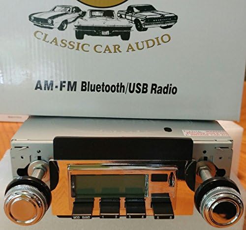 1968-1972 Ford Truck Bluetooth enabled High power AM/FM Stereo Radio KHE300 USB Flash, Aux, Mini SD Inputs