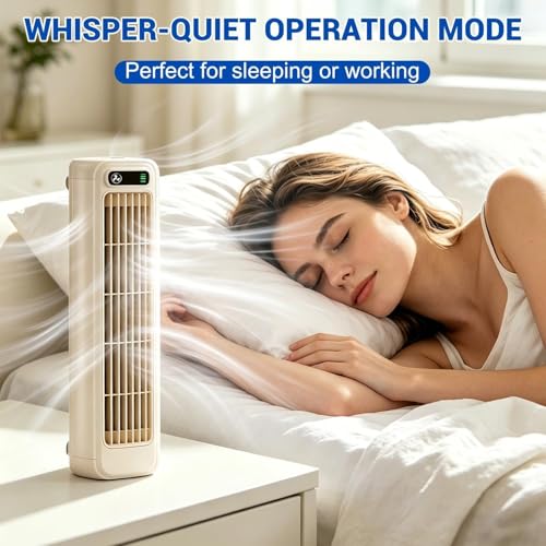 HoldOneLight Enfriador de Aire Portátil Mejorado, Ventilador Refrigerante Ajustable con 3 Velocidades, Enfriador Evaporativo para Dormitorio, Salón, Cocina, Oficina y Hogar (grey)