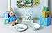 Wedgwood Boy's Peter Rabbit 3-Piece Plate, Bowl and Mug Set, White and Blue
