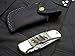 DKC Knives (13 5/18) Sale DKC-728 Golden STAG Rustic Stag Horn Damascus Steel Folding Pocket Knife Black-White Bone 6oz 7