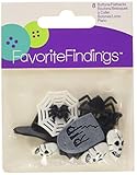 Blumenthal Lansing Favorite Findings Buttons, Halloween Night (scary), 8/Pkg
