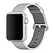i-Liu Watch Band,38mm Woven Nylon Strap Replacement Nylon Band for Apple Watch Series 1 Series 2 (Pearl)