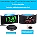 Loud Vibrating Alarm Clock with Super Bed Shaker for Heavy Sleepers Deaf Hard of Hearing Elderly Kids, Bedroom Home, Digital Plug-in Clock,Night Light, 7’’ Large Display & Full Dimmer,USB Ports,12/24H