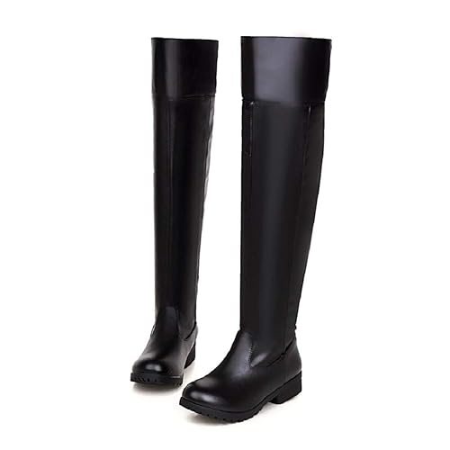 ACE SHOCK Men's Cosplay Boots Knee High Equestrian Boots Costume