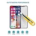 LYOU Privacy Screen Protector Compatible for iPhone X 4D Curved Full Coverage Anti-Spy Tempered Glass Film Compatible for iPhone X
