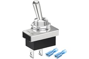 Gebildet Metal Toggle Switch 25A 12VDC/15A 24VDC/10A 250VAC/ 15A 125VAC SPST ON/Off 2Pin 2 Position