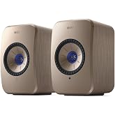 KEF LSX II Wireless Bookshelf Speakers (Pair, Soundwave) - Active Powered HiFi Speaker System with HDMI ARC, AirPlay 2 &amp; Wi-Fi Streaming