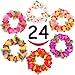 Hawaiian Luau, 36 Pack Flower Headband Lei and Hair Clips Set, Headpiece Hairpins Party Favors For  Summer Beach Vacation, Tropical Party Decorations Supplies, Birthday, Wedding And Costume Events
