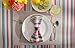 DII Summer Stripe Outdoor Collection Tabletop, Tablecloth, 60x84