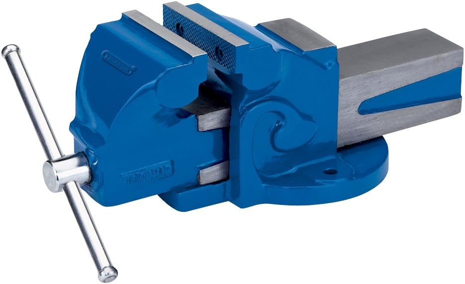 Draper 45230 Engineers Bench Vice, 100mm , Blue
