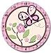 SUGAR PLUM wall art clock nursery large 10 1/2