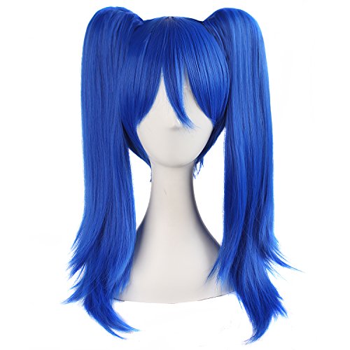 MapofBeauty 20"/50cm Double Tail Straight Hair Cosplay Wigs