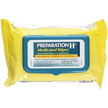 Preparation H Medicated Wipes 48 Ea (Pack Of 3)