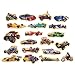 T.S. Shure Race Cars Wooden Magnets 20 Piece MagnaFun Set
