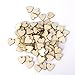 100pcs Blank Heart Embellishments for DIY Crafts 20mm