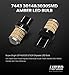 LUYED 2 x Super Bright 9-30v 7440 7441 7443 7444 992 T20 Led Bulb Used For Turn Signal,Corner Lights,Blinker Lights,Amber