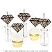 Big Dot of Happiness Girls Night Out Paper Straw Decor - Bachelorette Party Striped Decorative Straws - Set of 24