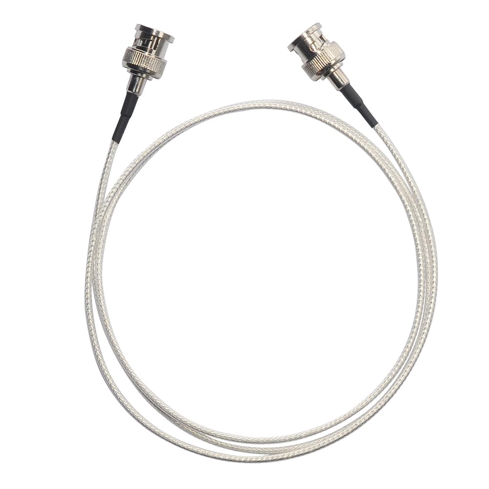 MOKOSE 3.3Ft(1M) Coaxial Cable,3G HD-SDI Cables 75 Ohm BNC Male to BNC Male Silver-plated Coax Cable