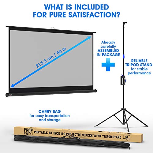 5 Projector+Screen+Stand+inch+Presentation