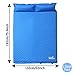 GROVE Camp Solutions Double Sleeping Pad - 2 Person Camping Pad with Built in Pillow for Camping, Hiking and Backpacking
