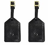 Genuine Leather Luggage Tags Travel ID Bag Baggage