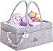 Baby Diaper Caddy Organizer - Large Diaper Caddy Tote - Baby Shower Gift for Boy Girl - Changing Table Organizer - Newborn Registry Must Have - Cloth Diaper Caddy - Baby Toys Organizer
