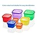 Meal Prep Haven 7 Piece Multi-Colored, Color Coded Portion Control Container Kit with Guide, Leak Proof, BPA Free, 21 Day Planner