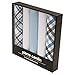 Pierre Cardin Handkerchief in Black Lined Gift Box (5 Pack Assorted Patterns 2, 16