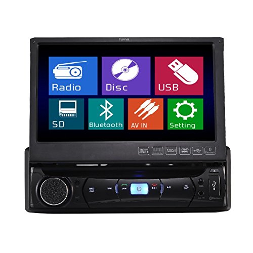 Buy TUVVA KSD7843B InDash Car Multimedia Receiver 1DIN 7inch