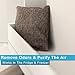 Bamboo Air Refrigerator Odor Remover, Eliminator & Absorber For Fridge & Freezer. Natural Charcoal Purifier Stronger Than Baking Soda - 2 Pack