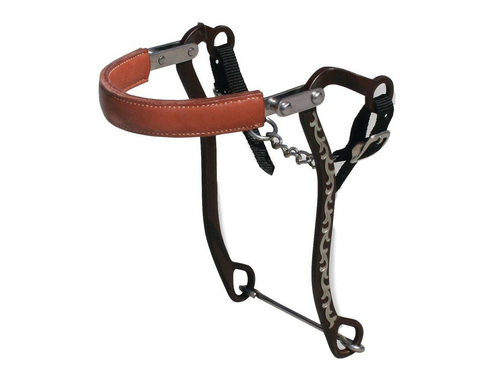 Photo 1 of The Bob Avila Collection by Professionals Choice Equine Mechanical Hackamore Floral Bit