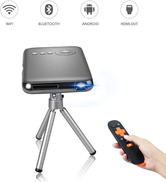 Pico Projecteur, OTHA Mini Vidéoprojecteur Portable Full HD
