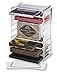 byAlegory Acrylic Makeup Palette Organizer With Removeable Dividers Designed To Stand & Lay Flat | 8 Spaces Fits Small To Standard Size Palettes