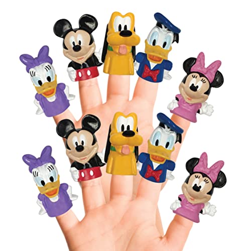 Disney Mickey Mouse & Friends 10 Piece Finger Puppet Set – Party Favors, Educat…