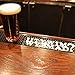 KegWorks IITYWIMWYBMAD Bar Service Rubber Spill Mat, Black