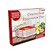Cadrim Food Preservation Tray, Stackable BPA Free Plastic Food Storage Container with Elastic Reusable Locking Lid for Refrigerator and Freezer Flat Food ONLY (Red, 2)