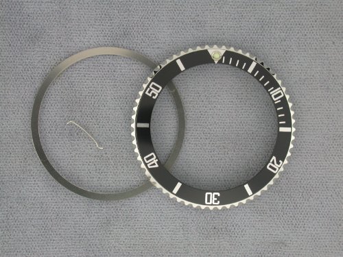 Bezel & Insert for Rolex No Date Submariner # 14060 Black