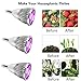 LED Grow Light for Indoor Plant, Lxyoug 15W Grow Lamp,3-Head Divide Control Adjustable Gooseneck, Professional for Seedling Growing Blooming Fruiting