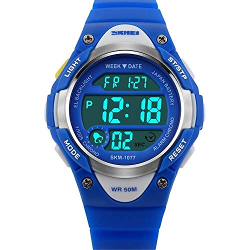 Kids Watch Sport Digital LED Multifunction Watches for Child 50M Waterproof Alarm Quartz Wrist Watch for Boys