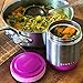 Yumbox Zuppa - Wide Mouth Thermal Food Jar 14 oz. (1.75 cups)- Triple Insulated Stainless Steel Food Container - Stays Hot 6 Hours or Cold for 12 Hours - Leak Proof (Bijoux Purple)