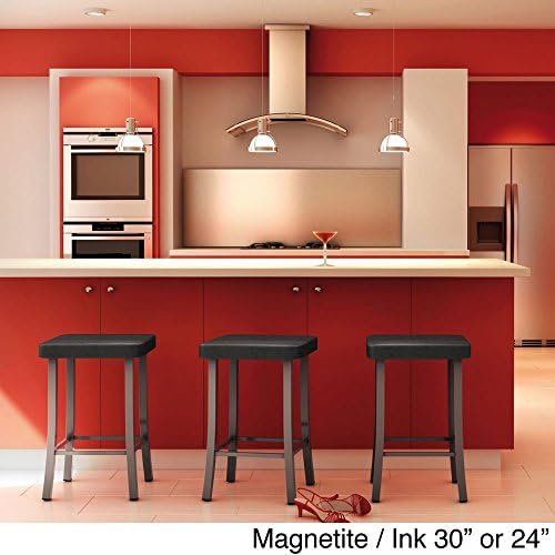 Clay Alder Home High Bridge Ryan Stool Magnetite/Ink