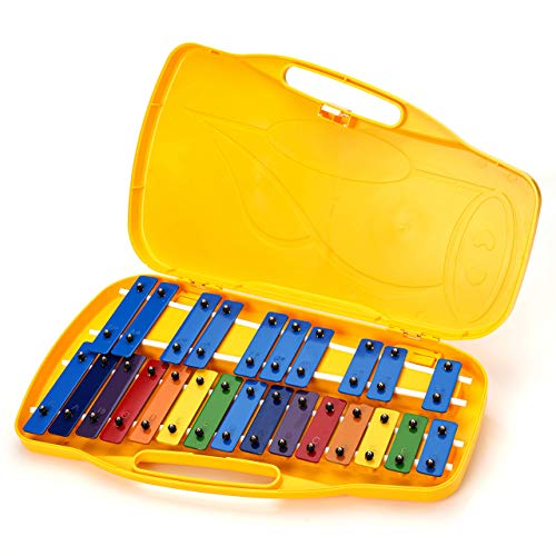 MYEONGCHANG 25note Glockenspiel Xylophone for Kids and Adult Purcussion