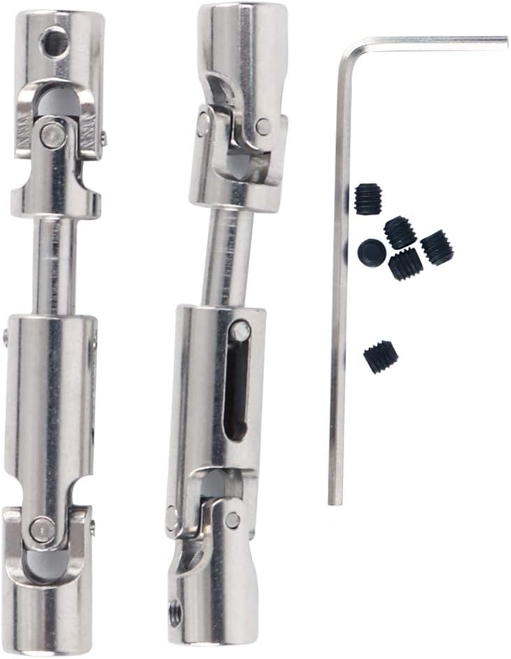 Metal Driving Shaft Upgrade Part Crawler Car Metal Driving Shaft Upgrade Part Bottom WPL 1-16-1-24 Truck RC Crawler Car(Silver)