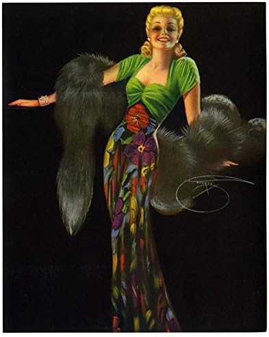art deco pin up
