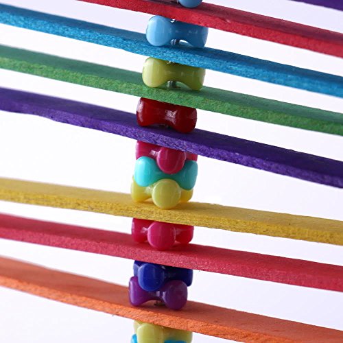 Toys Popsicle Sticks Bird Toy for Small / Medium Birds MADE IN USA 5Pack by Beakaroos