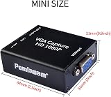 POMIACAM VGA Capture Card USB 2.0 Video Audio Converter HD 1080P Linux Android view 7