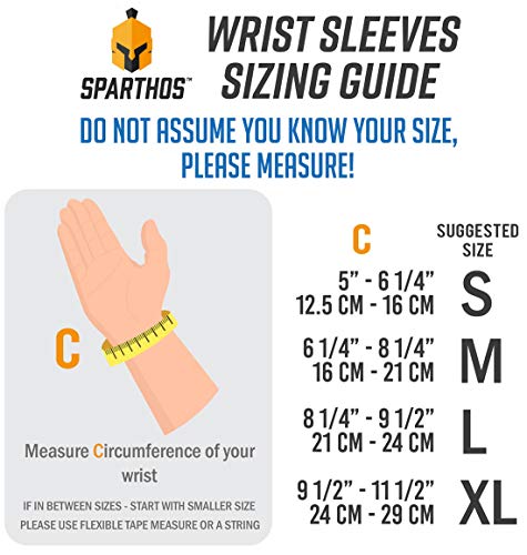 1 Sparthos+Wrist+Support+Sleeves+Pair