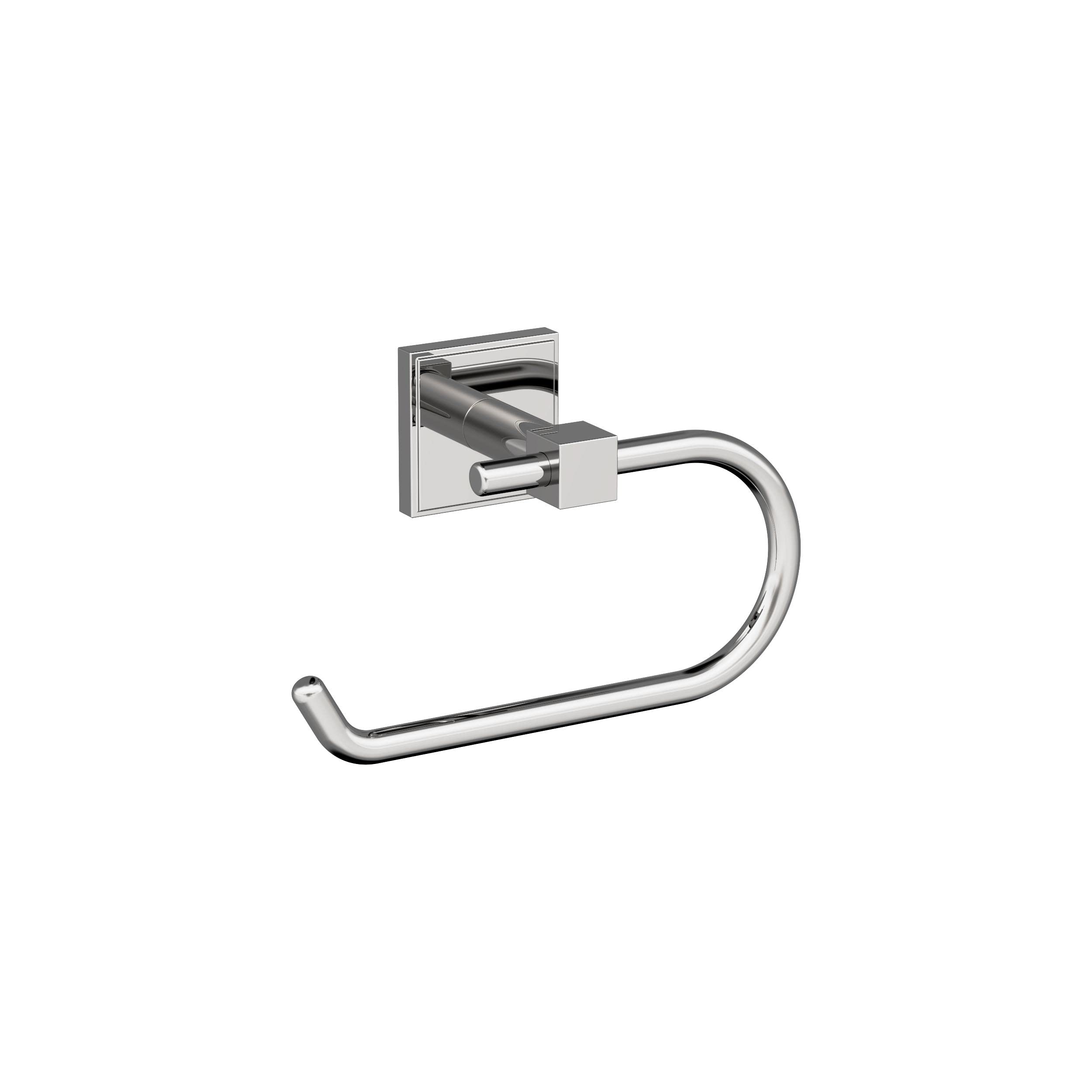 Amerock | Toilet Paper Holder | Chrome | Appoint | Single Post Tissue Holder | Bath Hardware | Bathroom Accessories — image 1