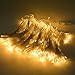 BestCircle 32 Ft Curtain String Light + 10 Ft 325 Warm Yellow LED Wave Ripple Pattern Extra Long Wedding Party Home Garden Bedroom Wall Decorations Light Curtain